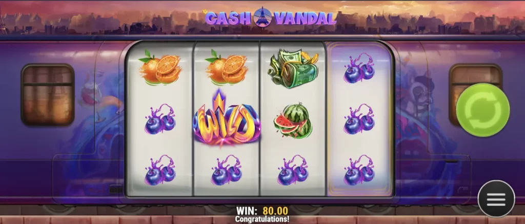 Cash Vandal main menu