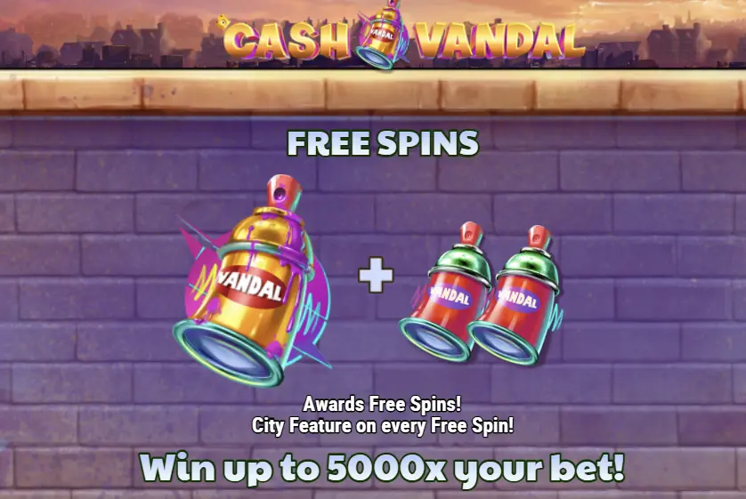 Cash Vandal free spins